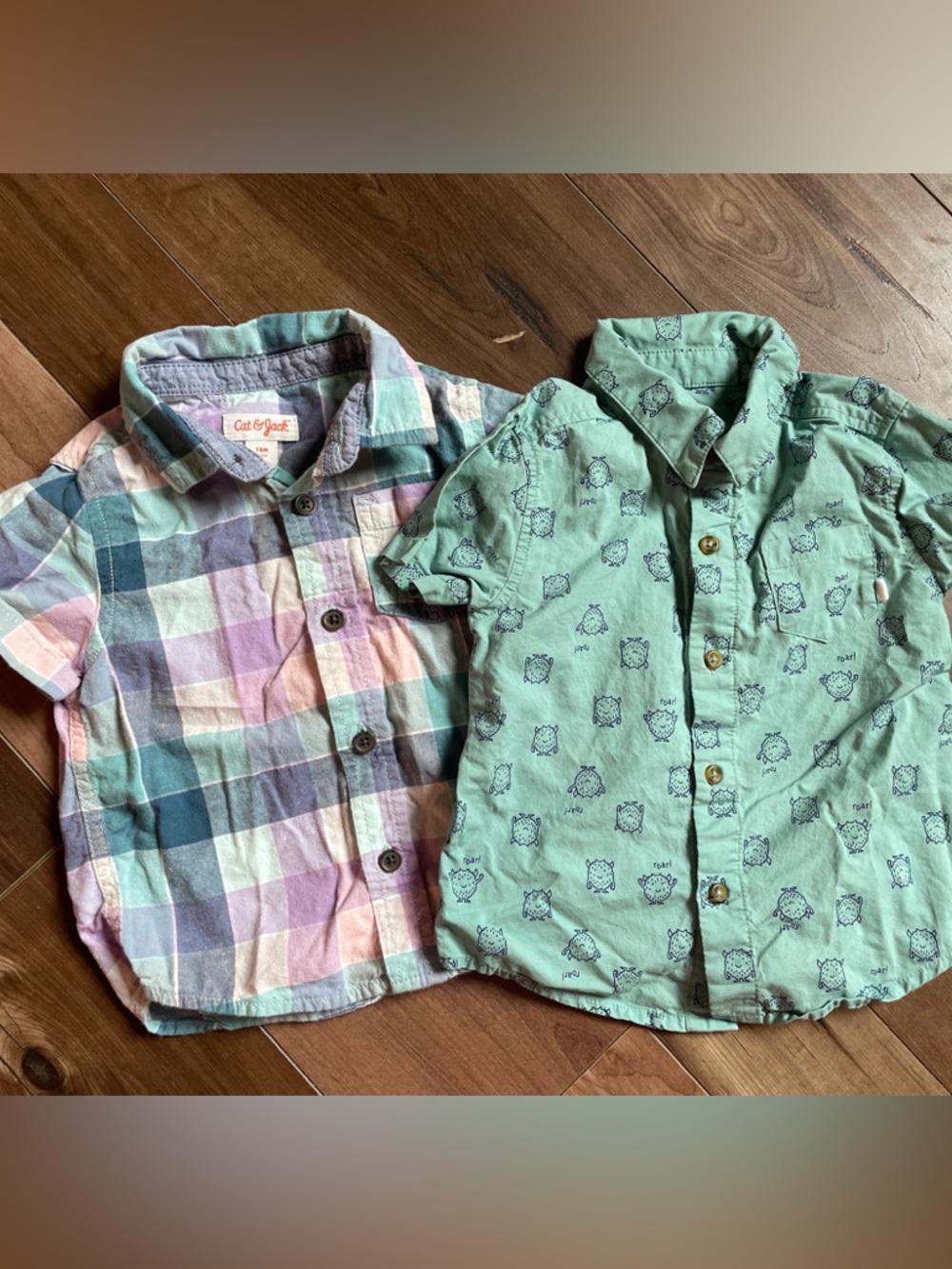 Set of 2 Spring Boy’s Button up Tops